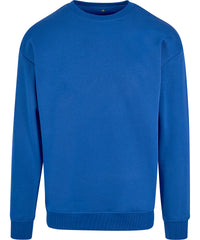 Build Your Brand Sweat Crew Neck - Intense Blue*