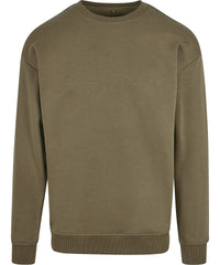 Build Your Brand Sweat Crew Neck - Olive*