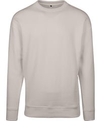 Build Your Brand Sweat Crew Neck - White Sand*