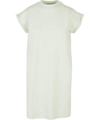 Build Your Brand Women's Turtle Extended Shoulder Dress - Light Mint*