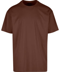 Build Your Brand Heavy Oversized Tee - Chocolate Brown*