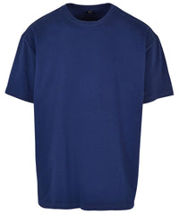 Build Your Brand Heavy Oversized Tee - Dark Blue*
