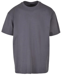 Build Your Brand Heavy Oversized Tee - Dark Grey*
