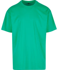 Build Your Brand Heavy Oversized Tee - Grass Green*