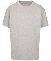 Build Your Brand Heavy Oversized Tee - Grey