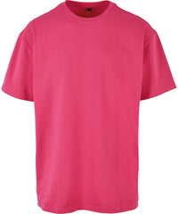 Build Your Brand Heavy Oversized Tee - Hibiskus Pink*