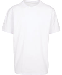 Build Your Brand Heavy Oversized Tee - White*