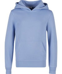 Build Your Brand Kids Basic Hoodie - Powder Blue