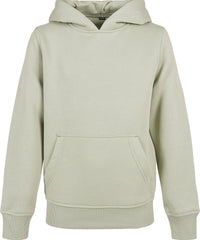 Build Your Brand Kids Basic Hoodie - Soft Salvia