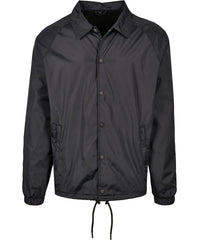 Build Your Brand Coach Jacket - Black