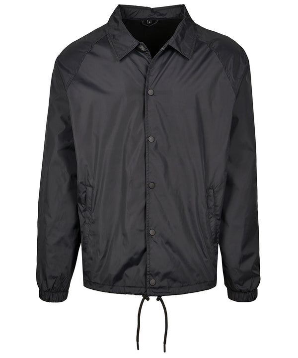 Build Your Brand Coach Jacket - Black