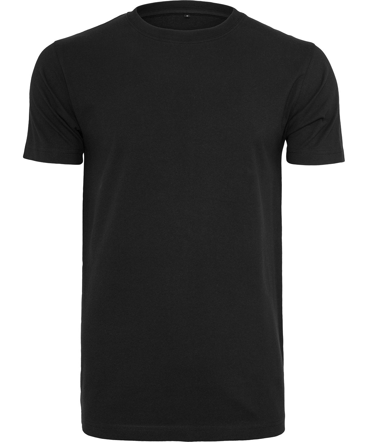 Build Your Brand Organic T-shirt Round Neck - Black