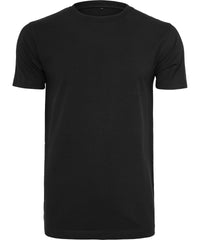 Build Your Brand Organic T-shirt Round Neck - Black