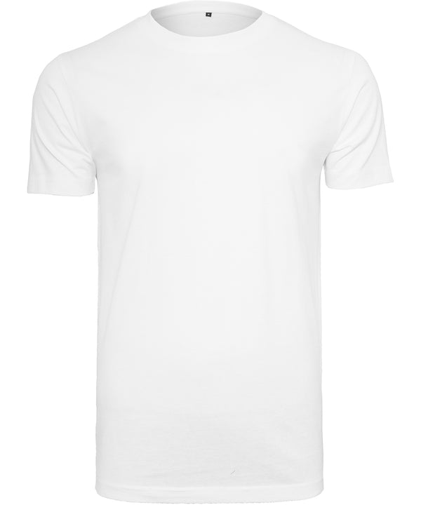 Build Your Brand Organic T-shirt Round Neck - White