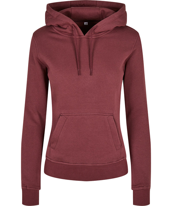 Build Your Brand Women's Organic Hoodie - Cherry