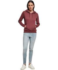 Build Your Brand Women's Organic Hoodie - Black