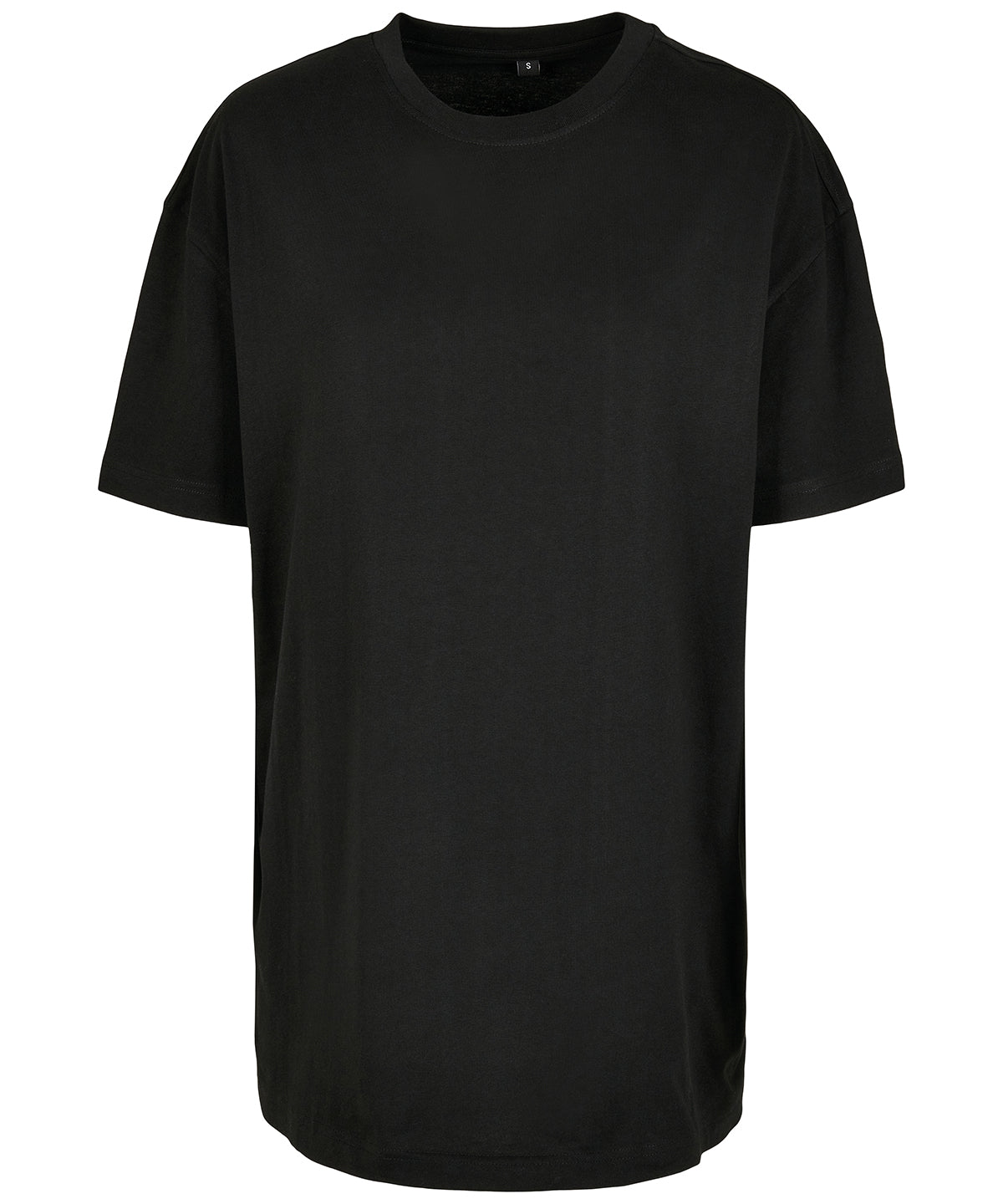Build Your Brand Women's Oversized Boyfriend Tee - Black