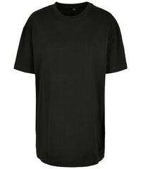 Build Your Brand Women's Oversized Boyfriend Tee - Black