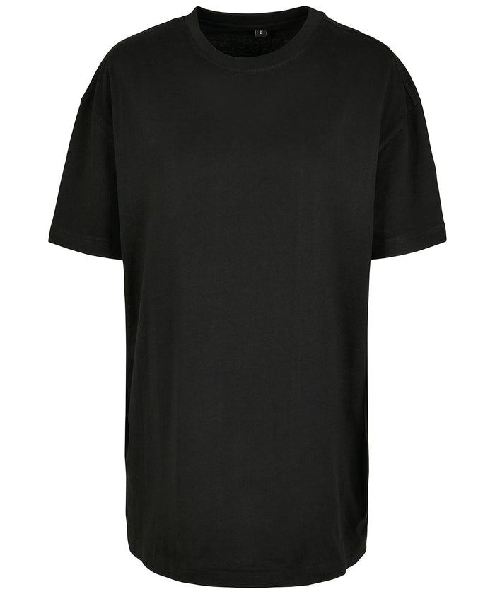 Build Your Brand Women's Oversized Boyfriend Tee - Black