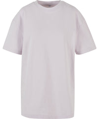 Build Your Brand Women's Oversized Boyfriend Tee - Soft Lilac