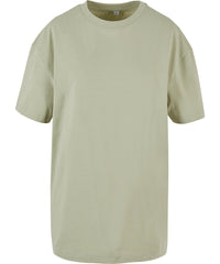 Build Your Brand Women's Oversized Boyfriend Tee - Soft Salvia
