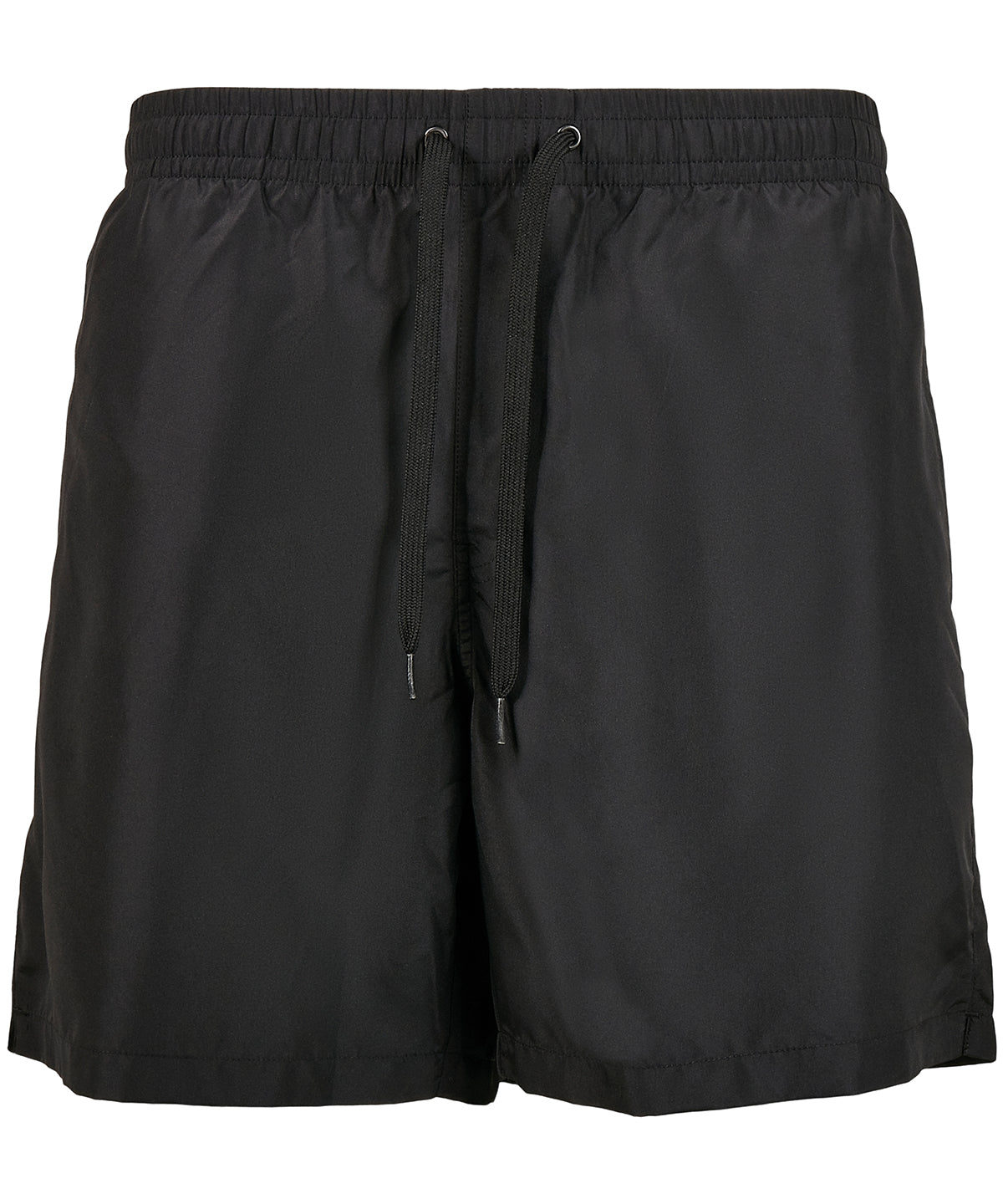 Build Your Brand Recycled Swim Shorts - Black