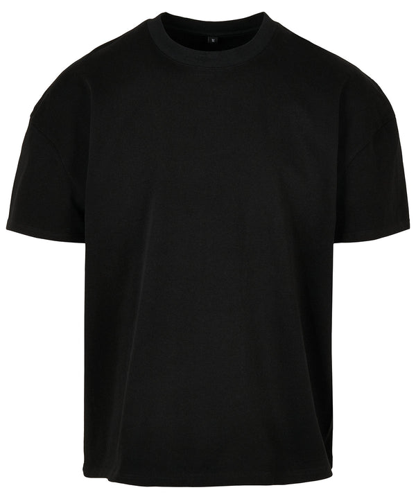 Build Your Brand Ultra Heavy Cotton Box Tee - Black