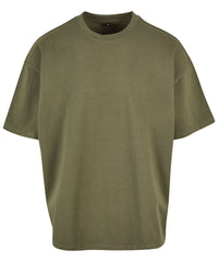 Build Your Brand Ultra Heavy Cotton Box Tee - Olive