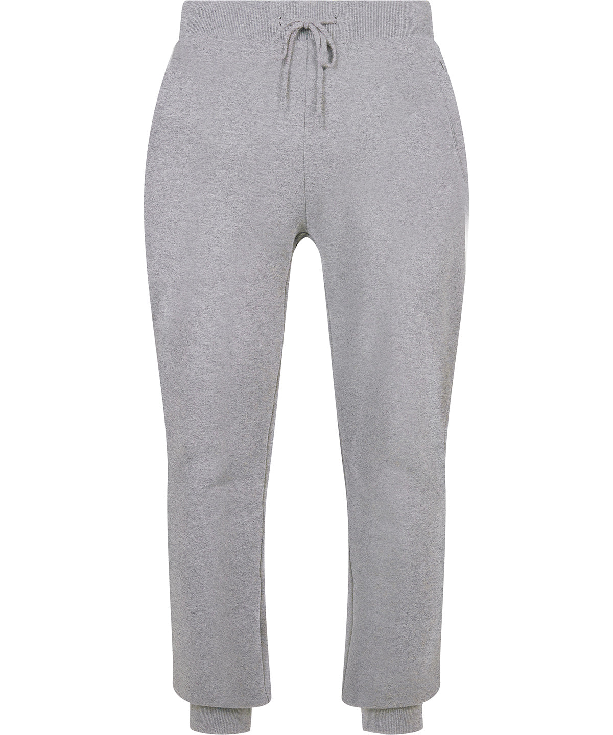 Build Your Brand Organic Basic Sweatpants - Heather Grey