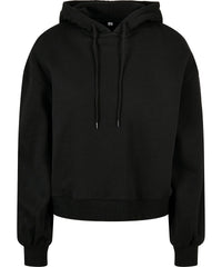 Build Your Brand Women's Organic Oversized Hoodie - Black