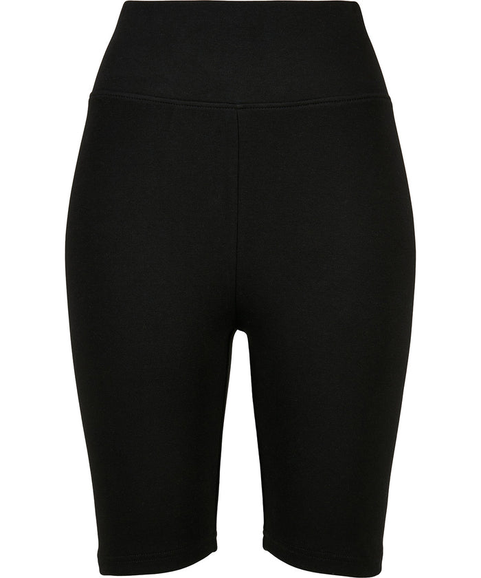Build Your Brand Women's High Waist Cycle Shorts - Black