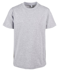 Build Your Brand Organic Kids Basic Tee - Heather Grey
