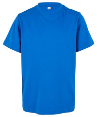 Build Your Brand Organic Kids Basic Tee - Intense Blue