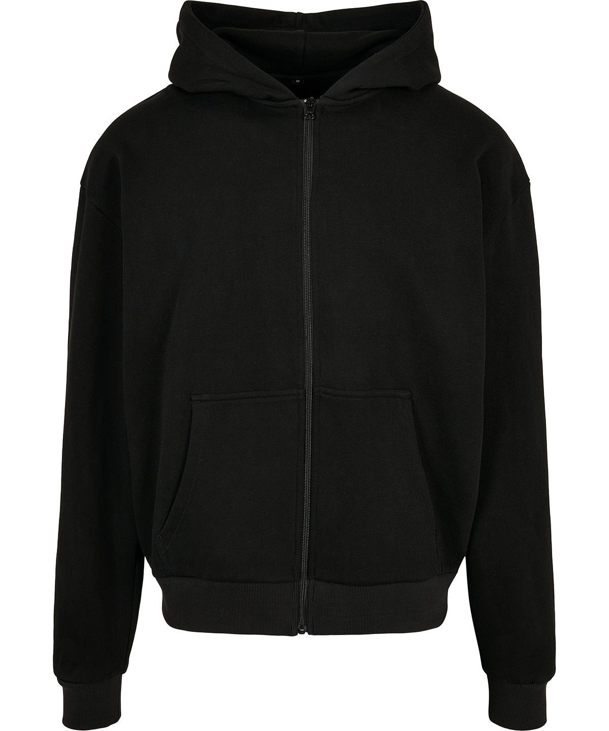 Build Your Brand Ultra Heavy Zip Hoodie - Black