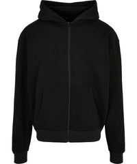Build Your Brand Ultra Heavy Zip Hoodie - Black