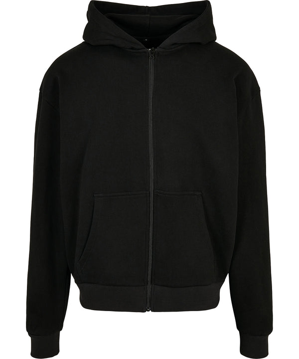 Build Your Brand Ultra Heavy Zip Hoodie - Black