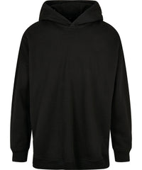 Build Your Brand Oversized Cut-on Sleeve Hoodie - Black