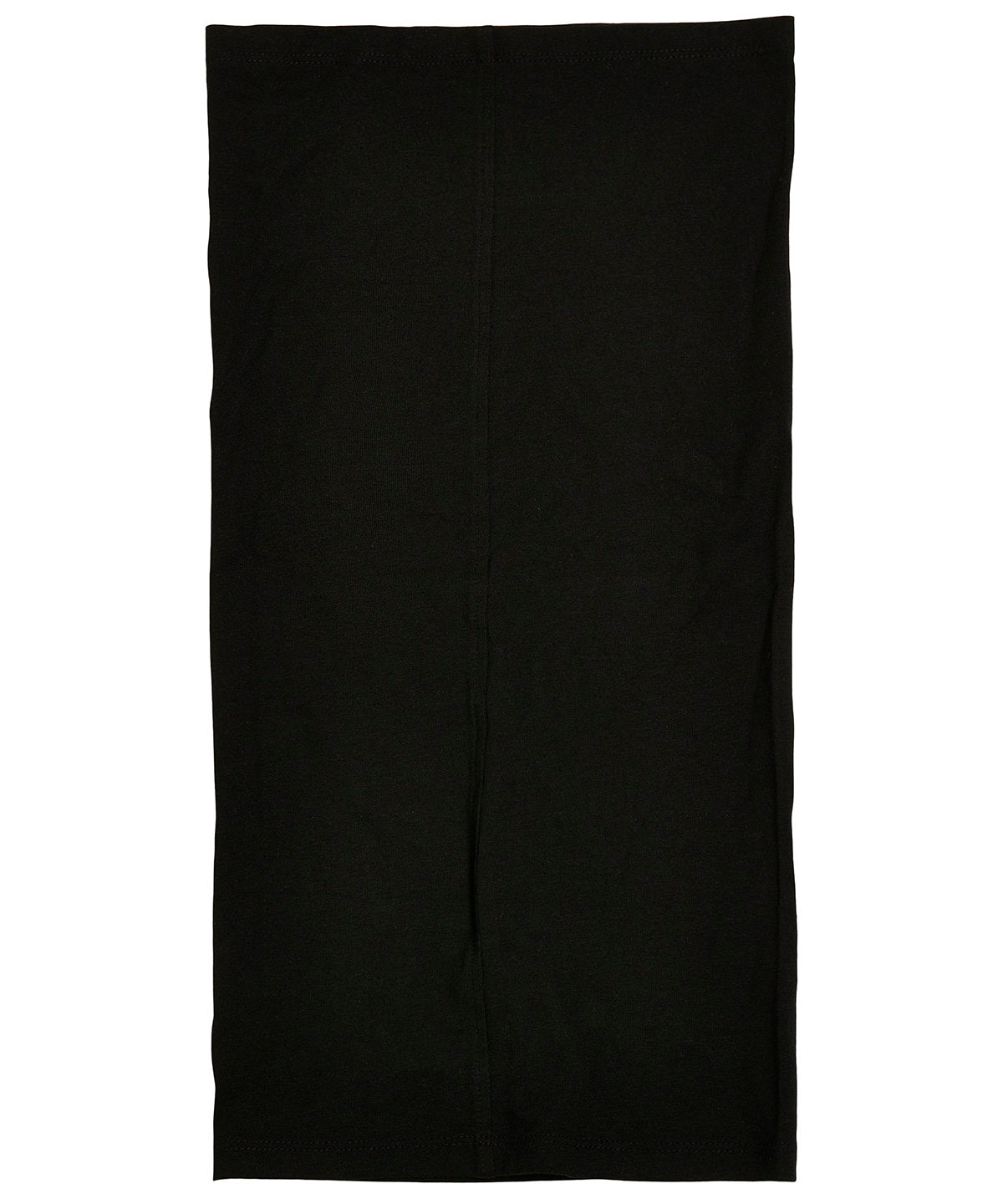 Build Your Brand Organic Cotton Tube Scarf - Black