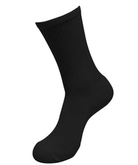 Build Your Brand Crew Socks - Black