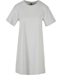 Build Your Brand Women’s Tee Dress - Light Asphalt