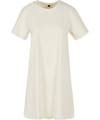 Build Your Brand Women’s Tee Dress - White Sand