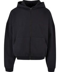 Build Your Brand 90s Zip Hoodie - Black