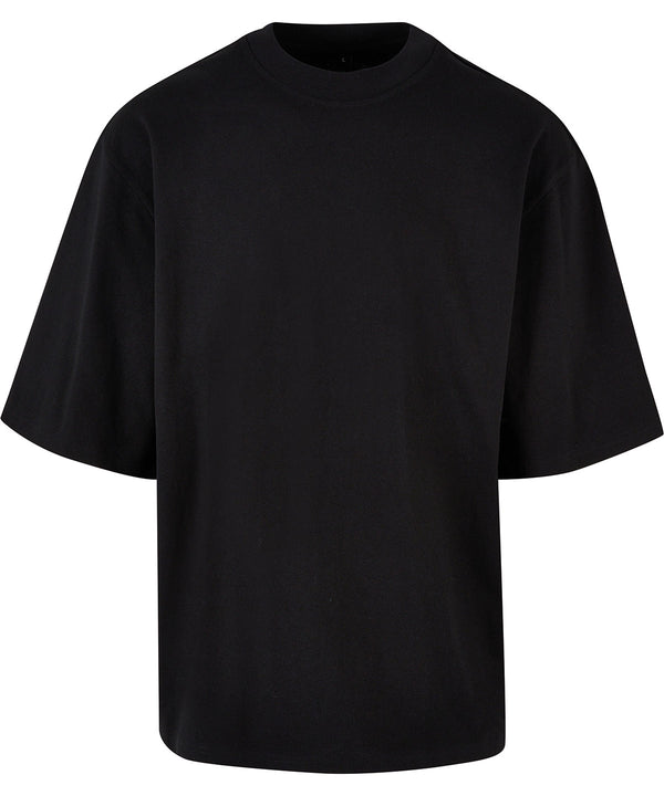 Build Your Brand Oversized Sleeve Tee - Black