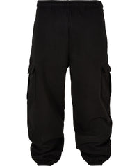 Build Your Brand 90s Cargo Sweatpants - Black