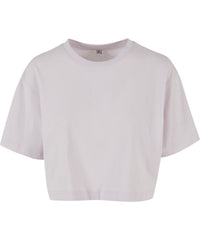 Build Your Brand Women’s Short Oversized Tee - Soft Lilac