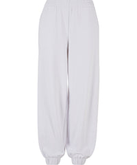 Build Your Brand Women’s High Waist Balloon Sweatpants - White