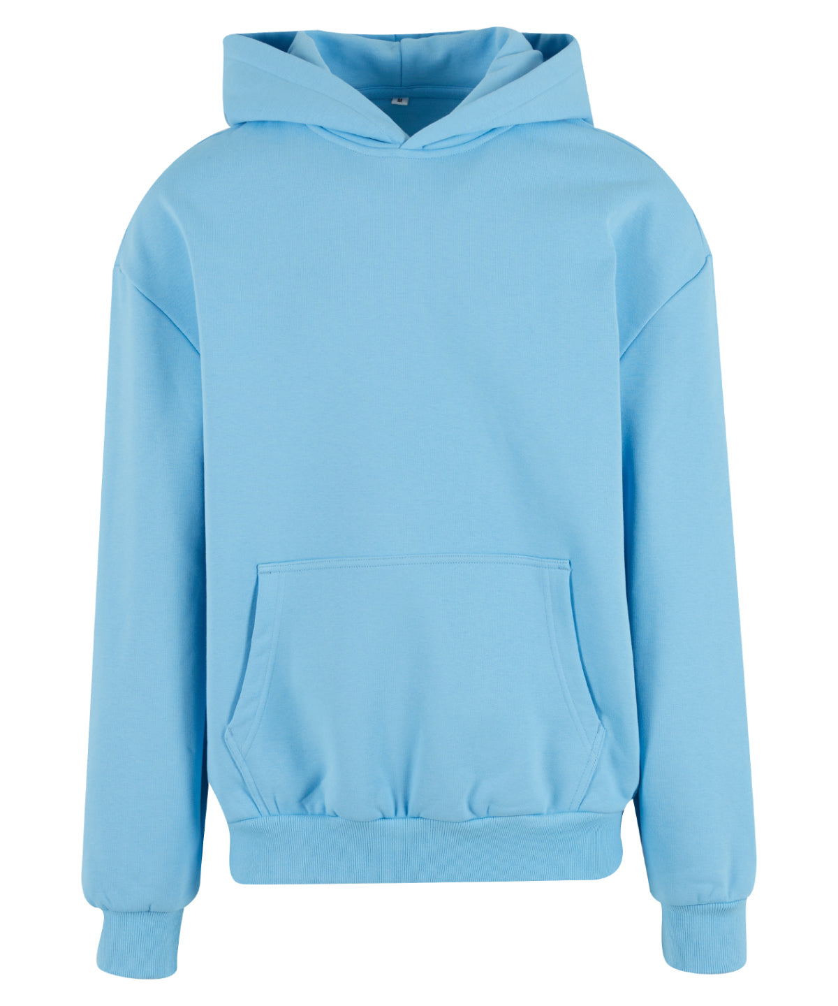 Build Your Brand Ultra-heavy Oversized Hoodie - Baltic Blue