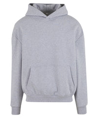 Build Your Brand Ultra-heavy Oversized Hoodie - Heather Grey