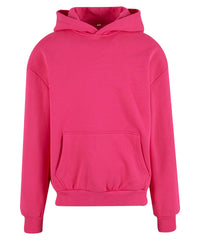 Build Your Brand Ultra-heavy Oversized Hoodie - Hibiskus Pink
