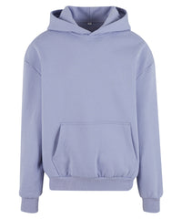 Build Your Brand Ultra-heavy Oversized Hoodie - Viola Blue